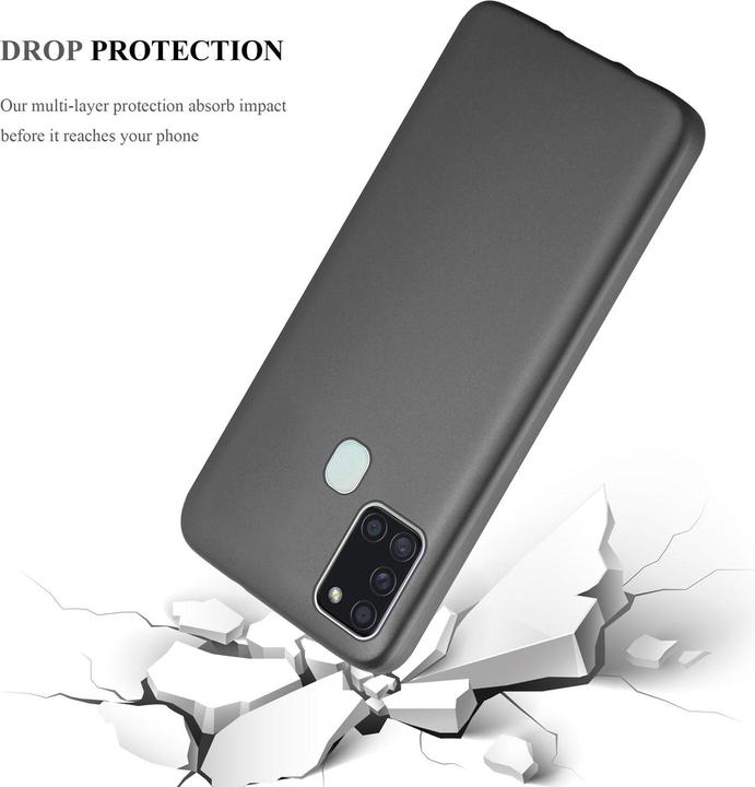 Image du produit Cadorabo Couverture métallique mate TPU (Samsung Galaxy A21s)