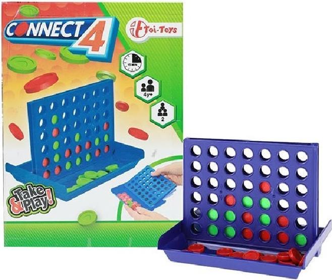 Produktbild Toi-Toys Verbinden Sie 4 Spiel (Englisch, Deutsch, Französisch, Italienisch, Schweizerdeutsch)