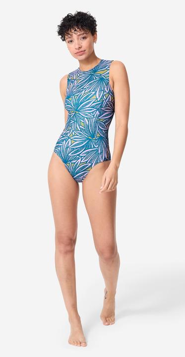 Produktbild Olaian Badeanzug Surfen Damen Carla blau/violett (44)