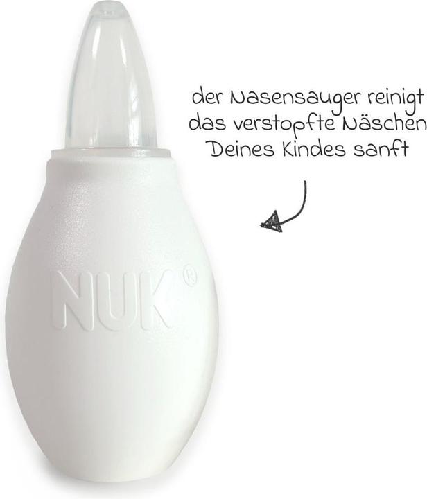 Actual product image NUK Nasal aspirator, for gentle and safe suctioning of snuffy baby noses