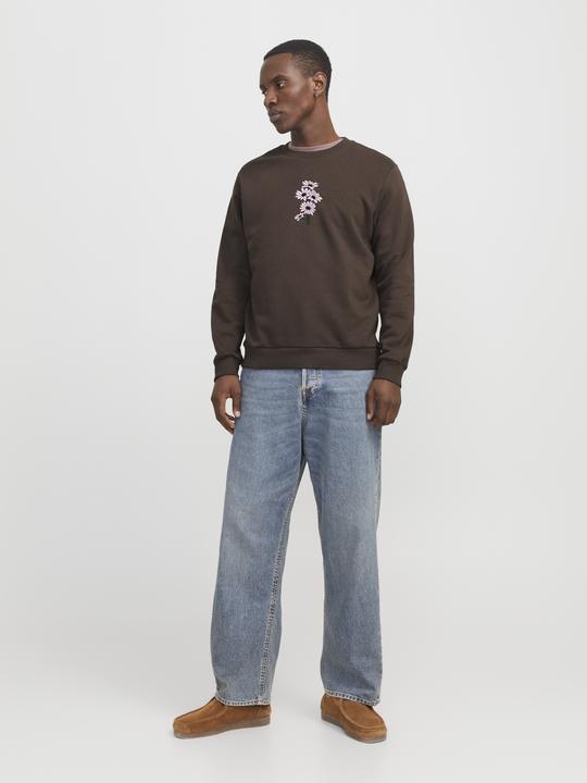 Actual product image Jack & Jones Jorbouquet Emb Sweat C.N Ft Styd Aw24 (M)