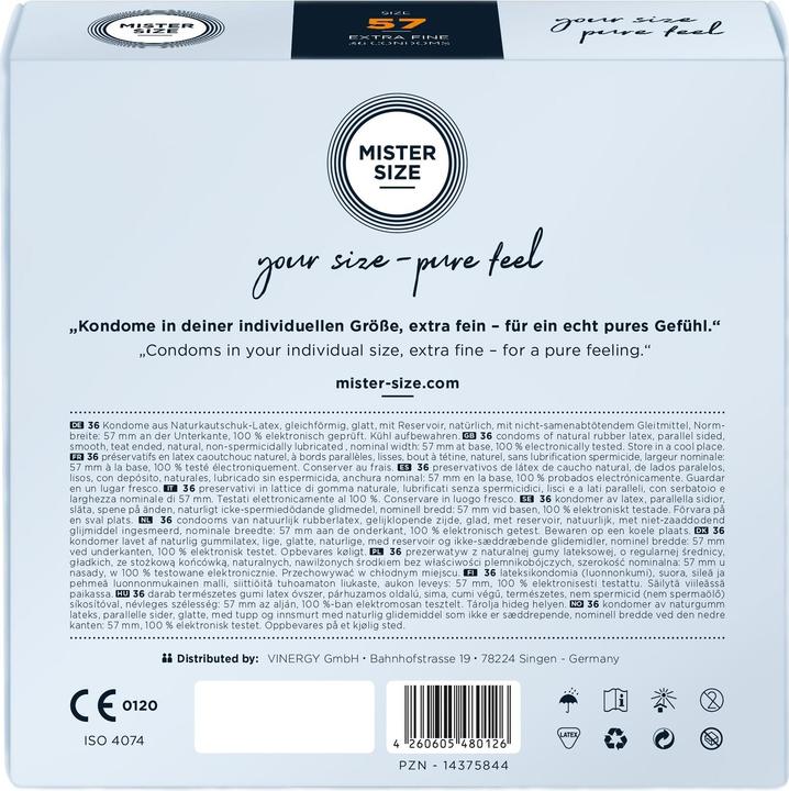 Actual product image Mister Size 57 (36 pcs.)