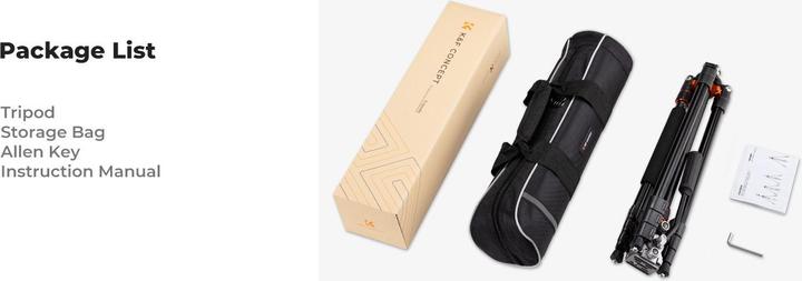 Actual product image K&F Concept K234A7+FH-03 (Metal)