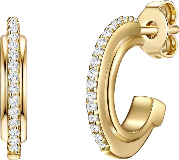Produktbild Glanzstücke München Damen Sterling Silber Zirkonia gelbgold - 15828 (Sterling Silber)