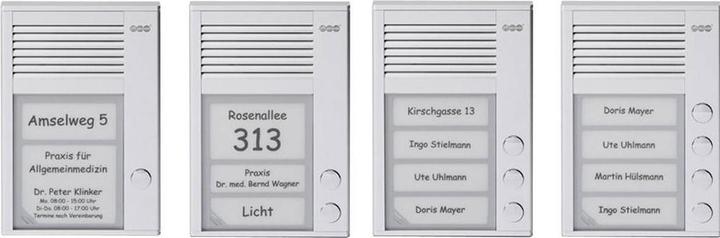 Produktbild Auerswald TFS-Dialog 204 fuer a/b-Nebenstellenanschluss / 4 Klingeltaster / Slim-Line-Gehaeuse / Aluminiump... (Kabelgebunden)