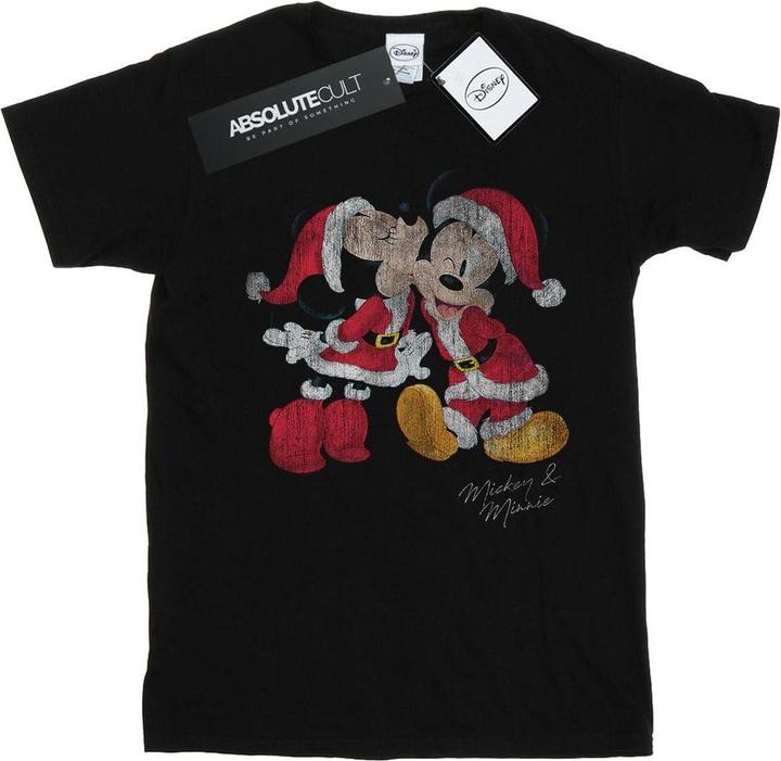 Produktbild Disney Mickey And Minnie Christmas Kiss TShirt (M)