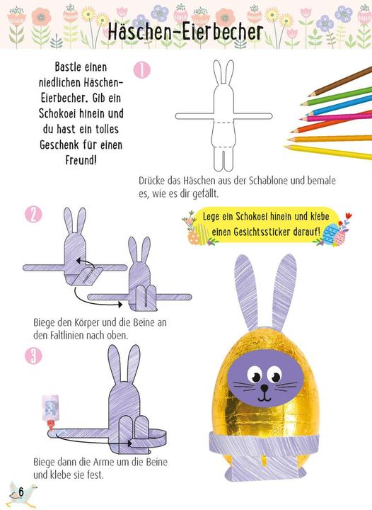 Actual product image Craft kit for children: Creative craft kit: Easter