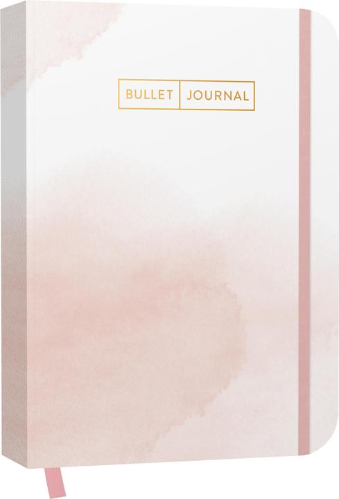 Image du produit Cahier de notes Watercolor Rose 21 x 14.8 cm (21 x 14,8 cm, Blanc, Couverture rigide)