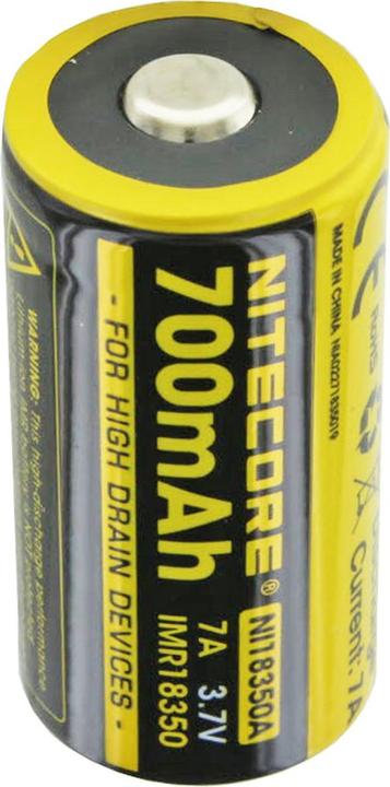 Immagine prodotto Nitecore Batteria 18350 Li-Ion IMR