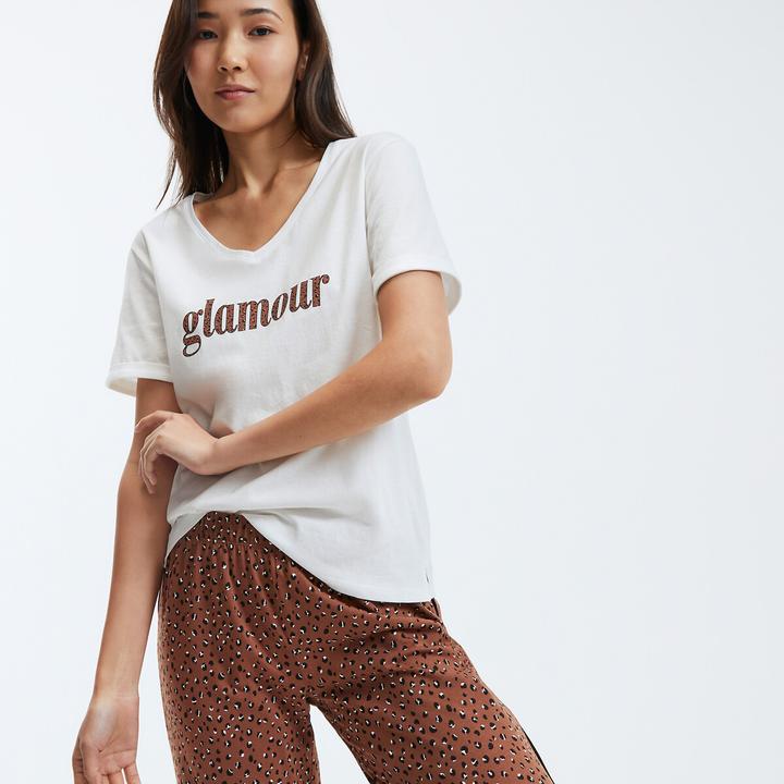 Actual product image La Redoute Collections Pyjamas with animal print (54)