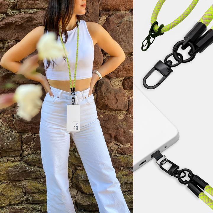 Produktbild Cadorabo Handykette für Huawei ASCEND Y625 Necklace Hülle mit verstellbarem Kordelband