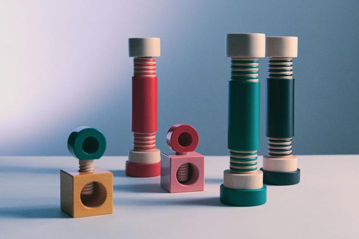 Actual product image Alessi Twergi salt/pepper mill made of beech wood (Salt, Pepper, Various spices)