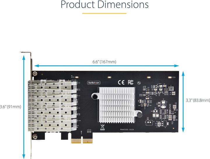Immagine prodotto StarTech P041GI-SCHEDA DI RETE (PCI Express 2.0 x2)