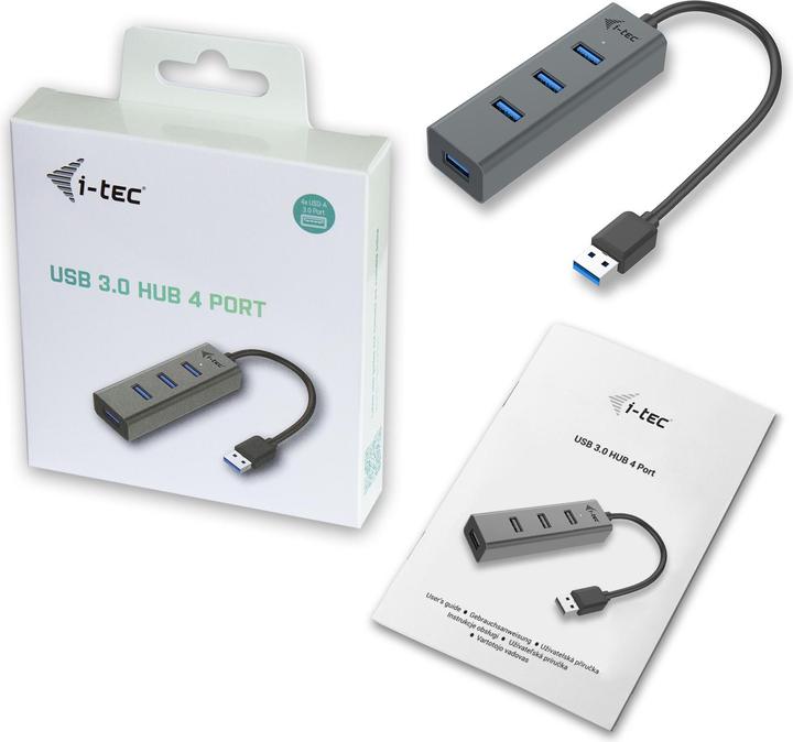 Immagine prodotto i-tec U3HUBMETAL403 (USB-A, 4 Porti)