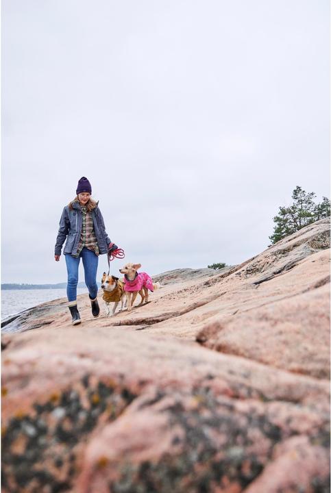 Actual product image Hurtta Monsoon V2 Eco Pink mackintosh, 40 cm (40, Dog raincoat)
