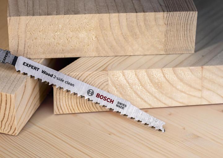 Image du produit Bosch Professional Zubehör Lame de scie sauteuse EXPERT 'Wood 2-side clean' T 308 B, 5 pièces