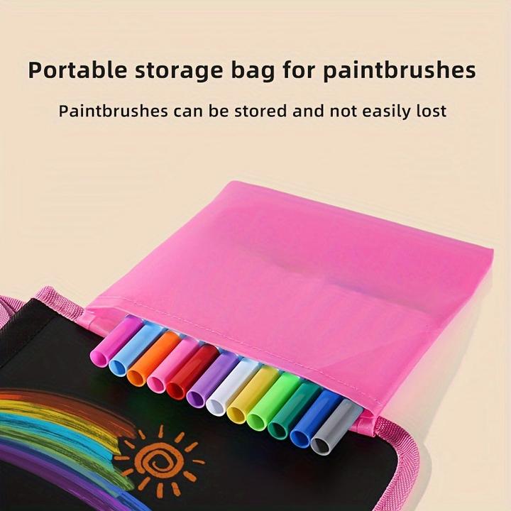 Immagine prodotto Activity Board Graffiti per bambini Piccola tavola da colorare Casa da colorare Libro da disegno portatile per