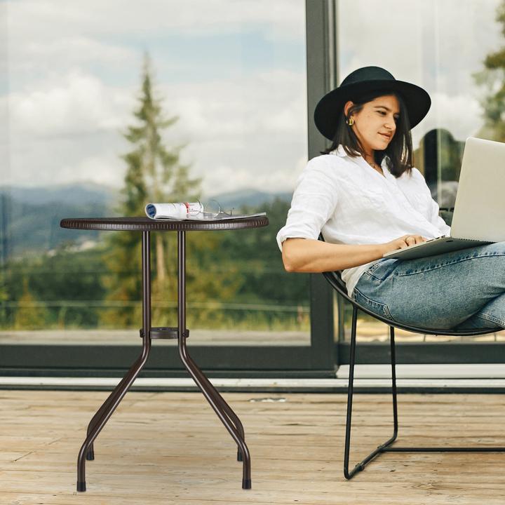 Immagine prodotto Relaxdays Tavolo rotondo (60 cm)