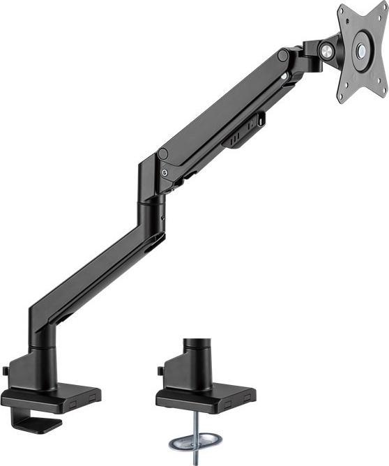 Produktbild Goobay Single-Monitorhalterung mit Gasdruckfeder, schwarz (Tisch, 31.89")