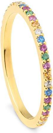 Produktbild Breuning RING - Brill. | Sky Blue | Apple Green | Saf. Pink (51, 750/18 K Gold)