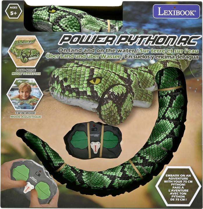 Actual product image Lexibook Wireless RC Amphibious Snake (SNAKE01)
