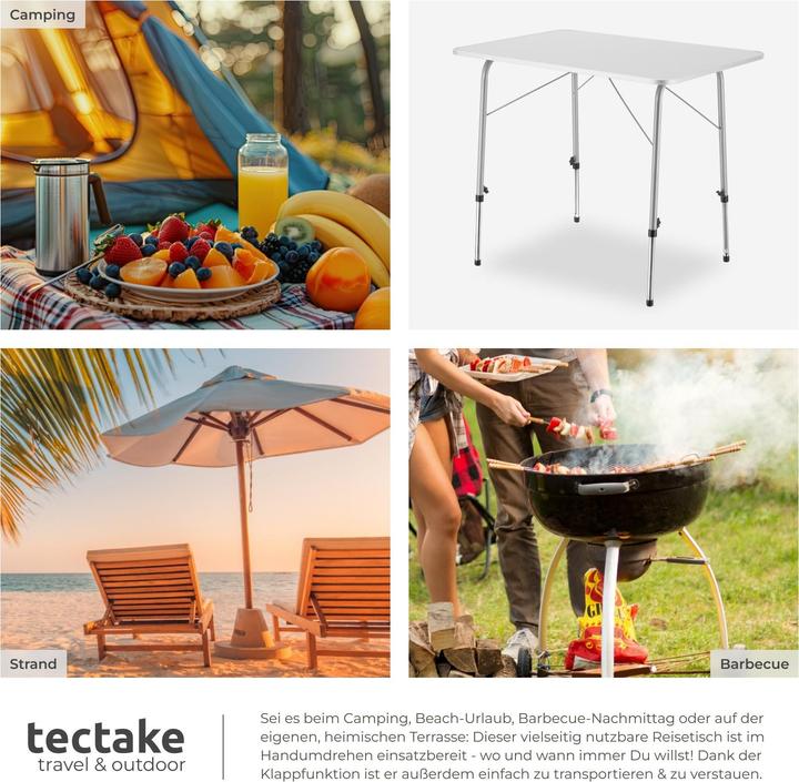 Produktbild tectake Camping Klapptisch