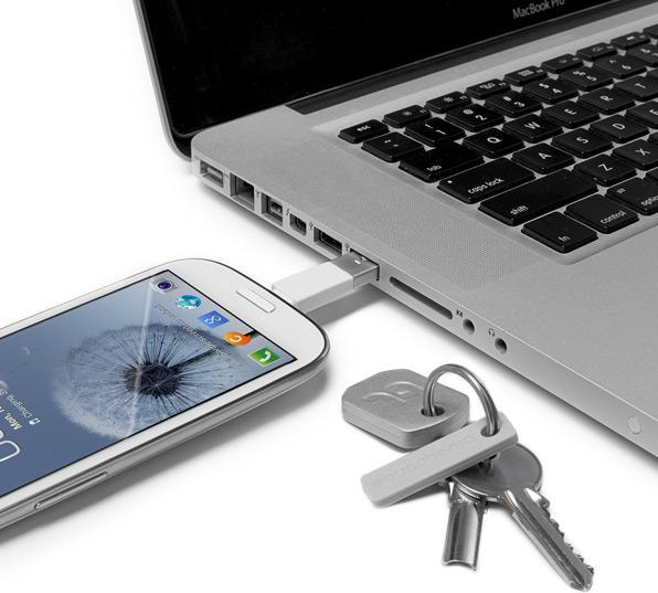 Image du produit BlueLounge Porte-clés Kii USB vers micro-USB (USB, Micro USB)