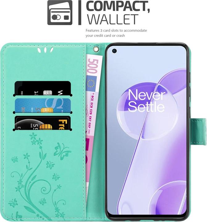 Immagine prodotto Cadorabo Copertina del libro a fiori (OnePlus 9RT 5G)