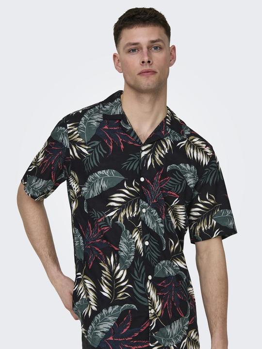 Produktbild Only & Sons Normal geschnitten Resort Kragen Hemd Hemd (M)