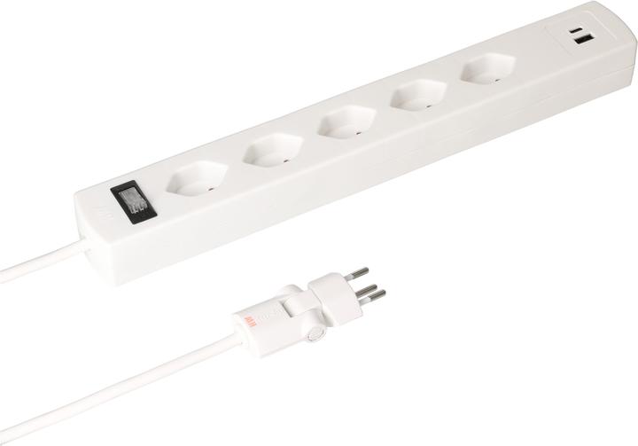 Produktbild Max Hauri Safety Line (5 x, Typ 13, USB-C, USB-A, 2 m)