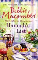 Produktbild Hannah's List (Debbie Macomber, Englisch)
