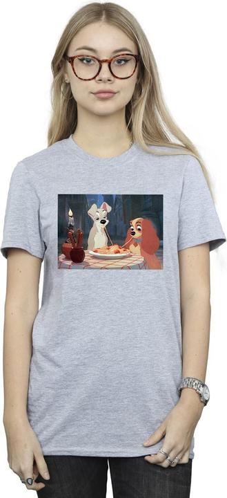 Immagine prodotto Disney Lady And The Tramp Spaghetti Photo Maglietta Ampia Donna (XL)