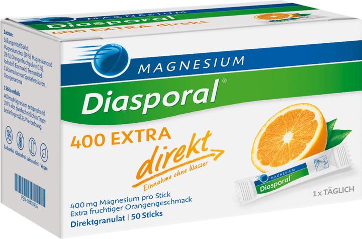 Immagine prodotto magnesium diasporal Magnesio Diasporal 400 bastoncini di granulato extra diretto, 50 pezzi. Borsa (50 Pezzo/i, Granuli)