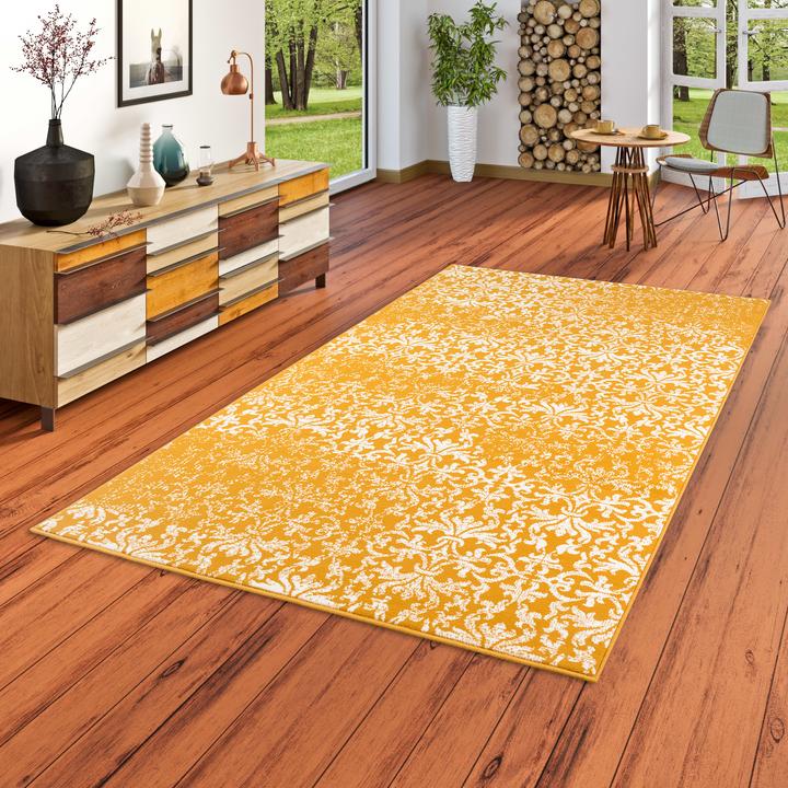 Image du produit Pergamon Designer Kurzflor Teppich Moderne Muster (140 x 200 cm)
