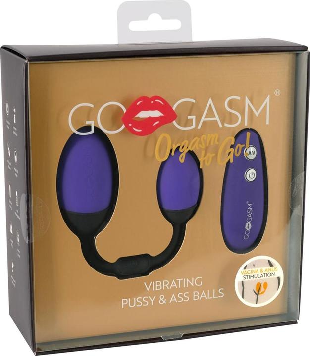 Actual product image GoGasm Vibrating Pussy & Ass Balls