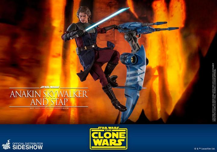 Immagine prodotto Hot Toys Star Wars - The Clone Wars "Anakin Skywalker & STAP" Figura in scala 1/6