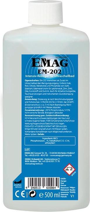 Immagine prodotto Emag EM-202 RENSEMIDDEL TIL ULTRALYDRENSER 500ML (500 ml)