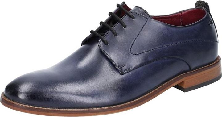 Base London OxfordSchuhe Script Gewaschen Leder
