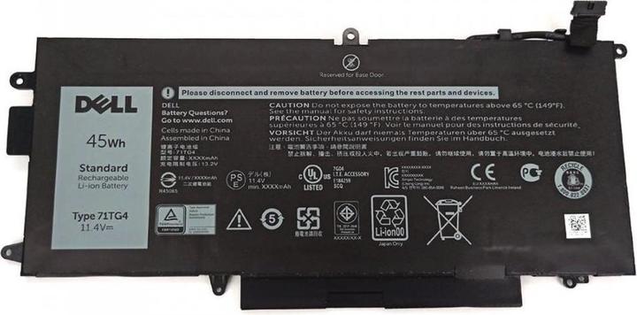 Image du produit Dell BTRY,PRI,42WHR,3C,LITH,BYD (3 cellules, 3941 mAh)