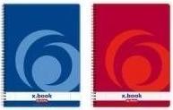 Produktbild Herlitz Collegeblock x-book, DIN A4, 80 Blatt, kariert Lineatur 28, Rand links und rechts, 70 g-qm, holzfrei (A4, Kariert, Harter Einband)