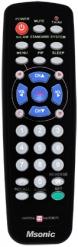 Produktbild Msonic MBC415K Fernbedienung IR Wireless TV Drucktasten (Universal Fernbedienung, Miracast)