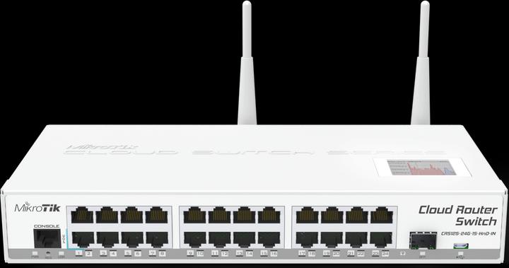 MikroTik Interruttore Cloud Router CRS125-24G-1S-2HnD-IN (25 Porti)