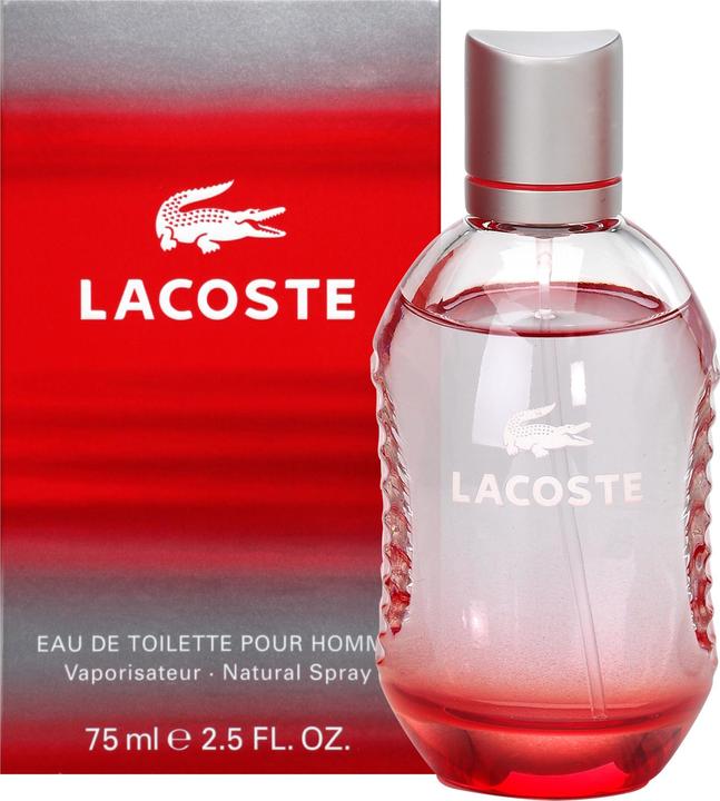 Actual product image Lacoste Red (Eau de toilette, 75 ml)