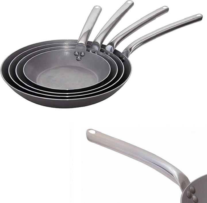 Immagine prodotto de Buyer Carbone Plus (28 cm, Padella per friggere, Acciaio al carbonio)