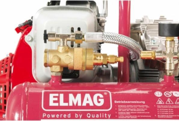 Actual product image Elmag Compressor EXTREME-BENZ 380/10/7 - Oil-free motor compressor (10 bar, 7 l)