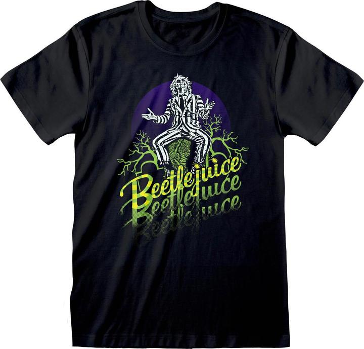 Actual product image Beetlejuice Unisex Adult Triple B T-Shirt (4XL)