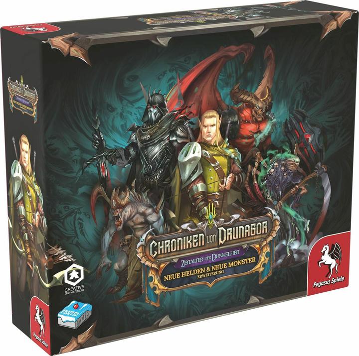 Actual product image Pegasus Chronicles of Drunagor: New Heroes New Monsters (Expansion) (EN) (German)