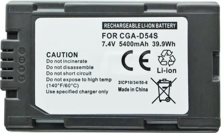 Immagine prodotto AccuCell Batteria Panasonic CGA-D54S, CGA-D54SE (Accumulatore di carica elettrica)