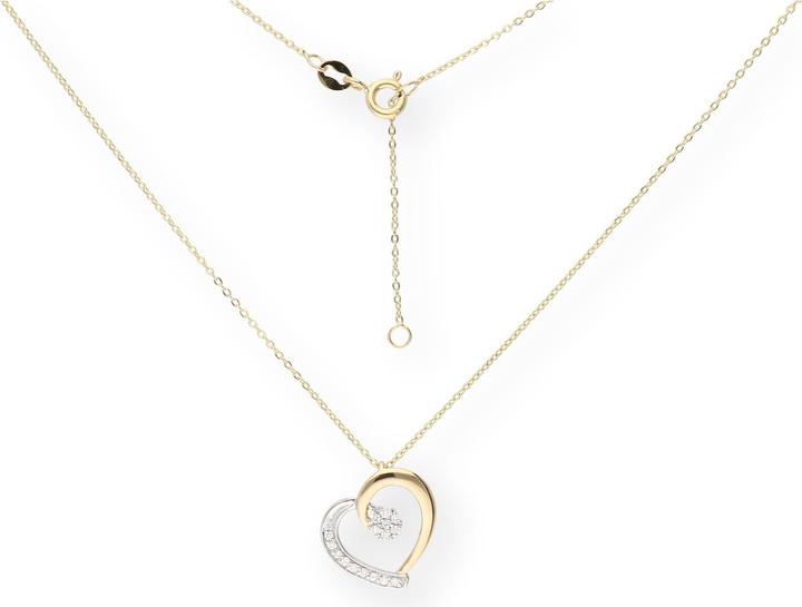 Actual product image Carat hearts (Gold 18ct, 45.5 cm)