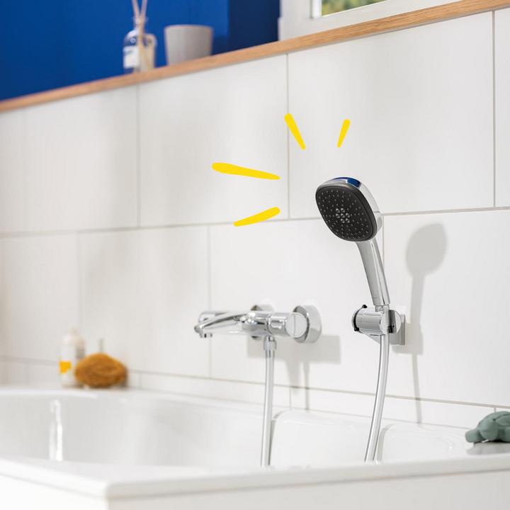 Actual product image Grohe Vitalio Comfort 110 QuickFix hand shower, intelligent spray diverter, water-saving, 2 spray types (2 Beam types, 7 l/min)